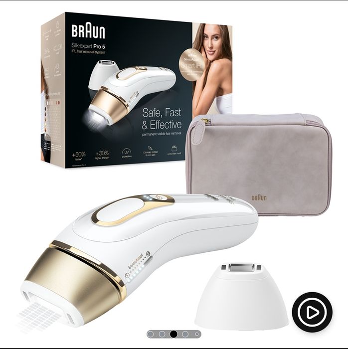 Epilator IPL Braun Silk-expert PRO 5 PL5124, 400.000 impulsuri