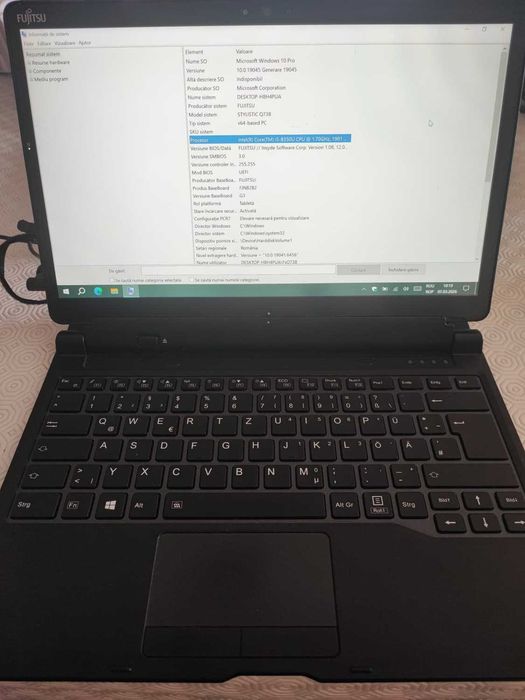 Laptop / Tabletă touch Fujitsu Stylistic Q738, i5, SSD 250GB, 8gb ram