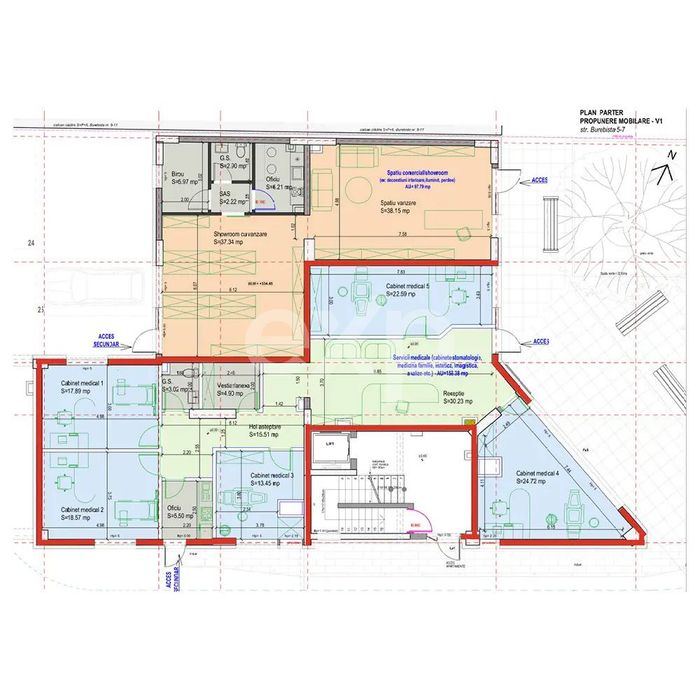 Spatiu Comercial, Strada Burebista, 162mp, 0% COMISION
