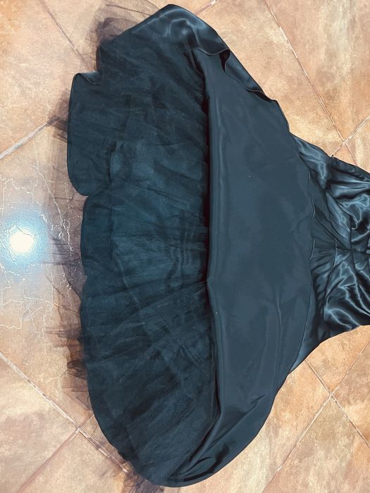 Rochie de seara lunga culoare neagra marimea 40