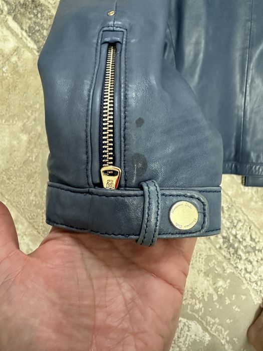 Кожанная куртка Massimo dutti