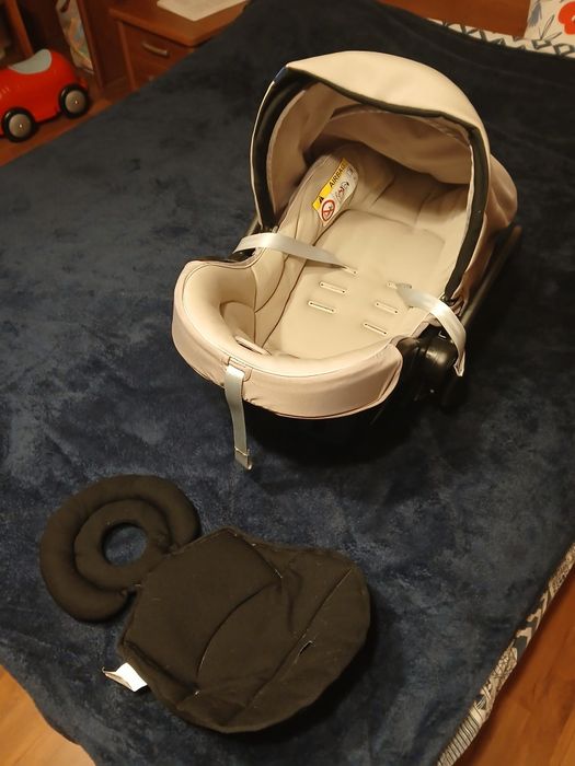Carucior, Chicco Activ3, gri, 3 roti, cadru din aluminiu, greutate maxima 22kg