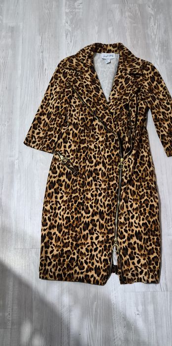 Леопардово  сако дълго