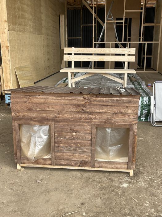 Домик для собак с теплым полом