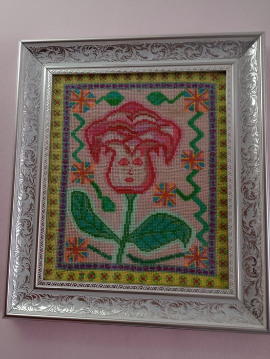 Tablou Goblen artistic numit Portret de floare