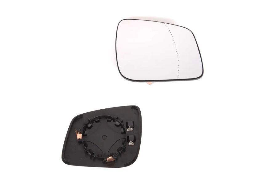 Geam oglinda Mercedes Clasa A (W169), 05.2008-05.2008, Clasa B (W245), 05.2005-2008, Dreapta, Crom, Cu incalzire, Asferica, BestAutoVest 5006553E