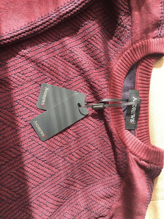 НОВ Мъжки Пуловер Andrews XL