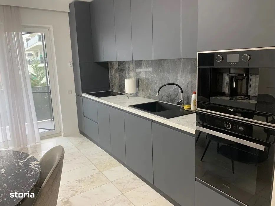 Apartament ultrafinisat, etaj 1, parcare, cu chiriasi, Borhanci