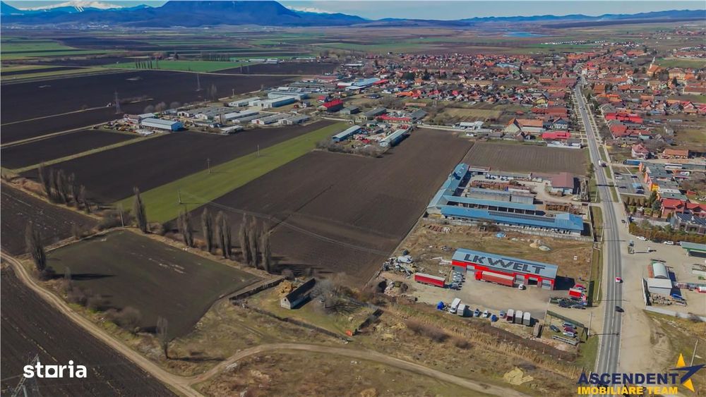 FILM! 30.000mp teren intravilan industrial, Central, Halchiu, Brasov