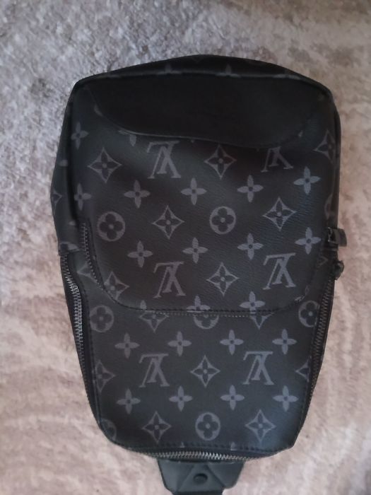 borseta lv monogram black