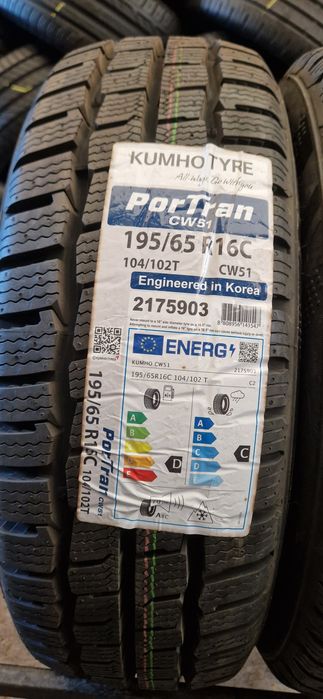 2 x anvelope NOI 195 65 16C Kumho PorTran CW 51