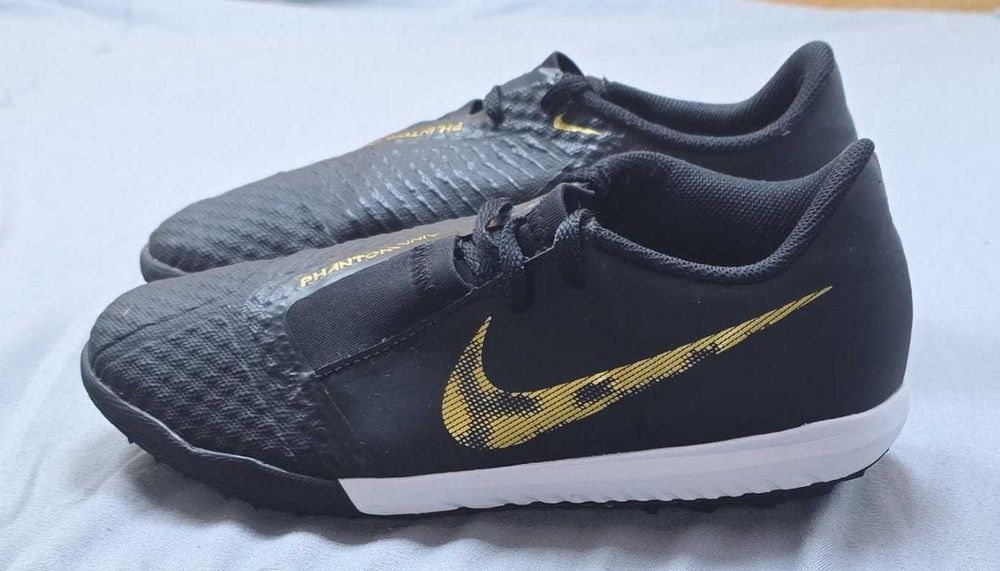 Nike Phantom VNM Academy TF Junior - Negru
