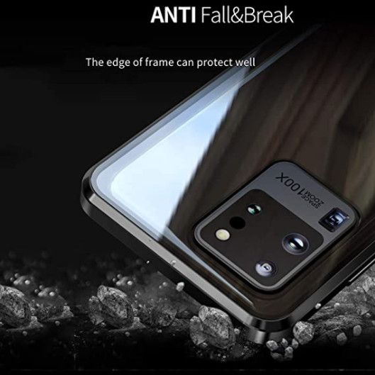 Husa Samsung Galaxy S20 , Magnetica 360 Negru, Perfect Fit