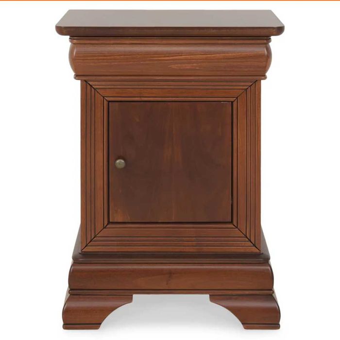 LOUIS PHILIPPE Poliță lată 60 cm și Noptieră cu ușă și sertar, noi
