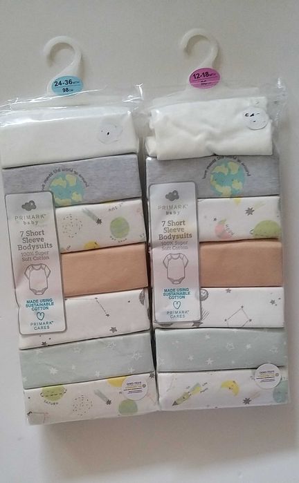 Бодита,ромпъри,гащеризони,потници и пижами различни размери Primark
