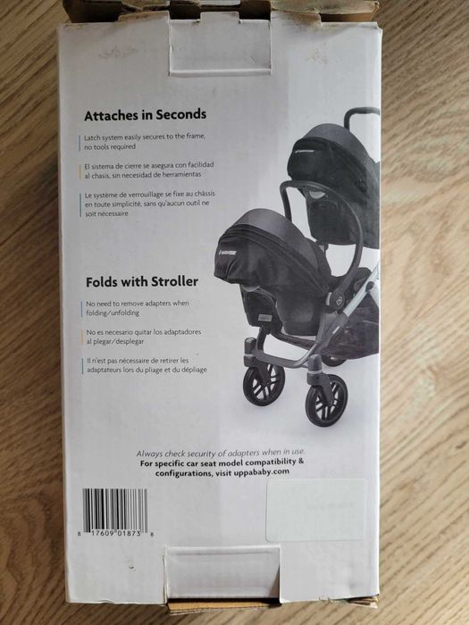 долен адаптер за столче за кола за използване с количка UPPAbaby VISTA