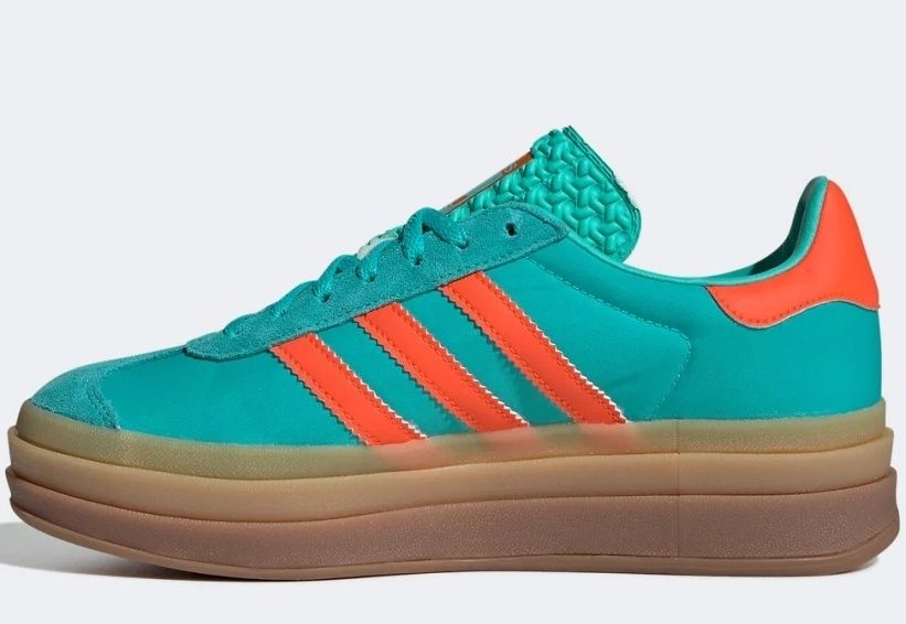 Дамски кецове Adidas Gazelle Bold зелени свеж дизайн 37 1/3