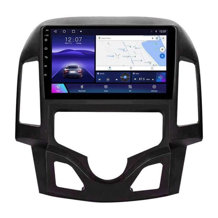 Navigatie Android 14 HYUNDAI I30 2007 -2012 1/8 Gb Waze CarPlay CAMERA