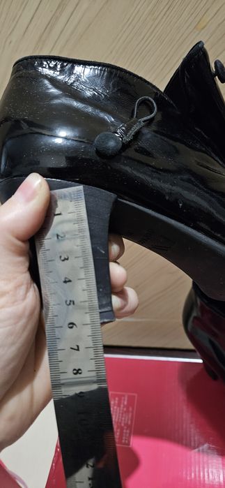 Ботинки женские лак