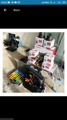 Установка видеокамер