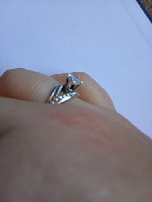 Inel logodna din argint 925, NOU