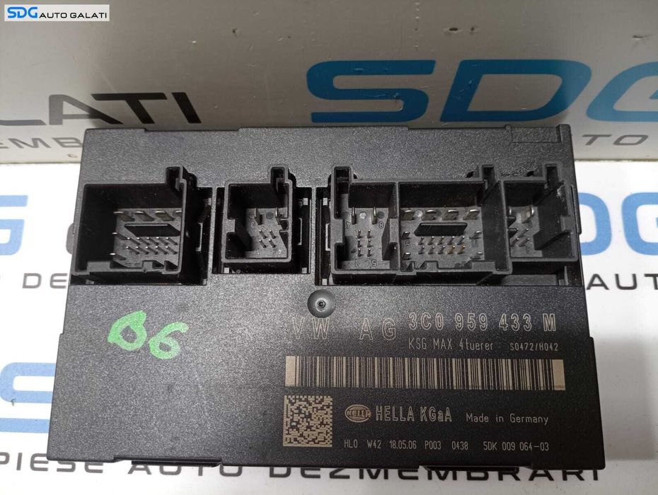 Unitate Modul Calculator Control Confort Comfort Volkswagen Golf 5 2004 - 2008 Cod 3C0959433M [M4334]