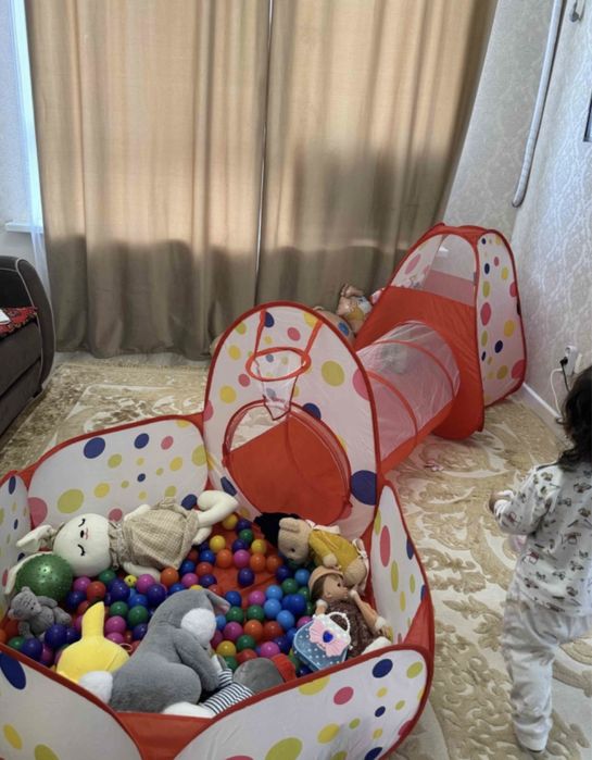 домик палатка шатер сухой бассейн