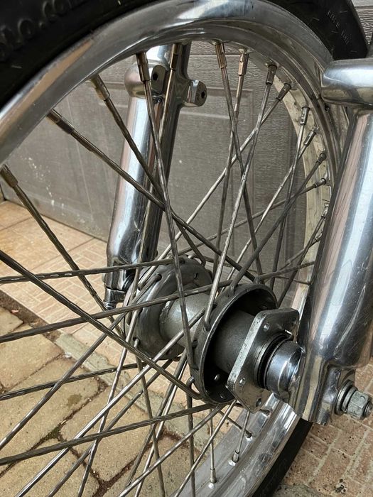 Furca completa fata, roata, roata spate Harley WG, Softail