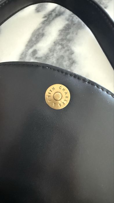 Charles & Keith mini Gabine saddle bag