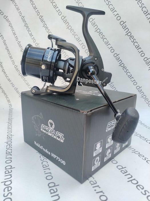 Mulinetă Feeder si Crap PRO FL NOBLE HP7500 cu tambur Long Cast
