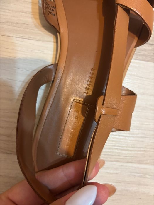 Дамски сандали естествена кожа на Topshop