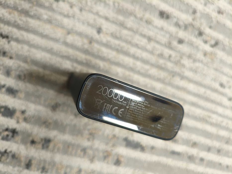 Xiaomi powerbank pro, 20000 mah