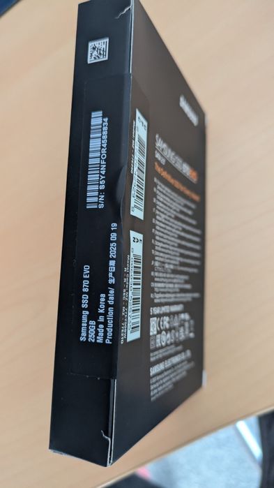SSD Samsung 870 EVO SATA 2.5" - 250gb - Sigilat
