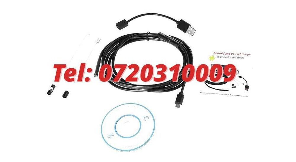 Camera Endoscopica Rigida De Inspectie Android  Pc Micro Usb 2 M