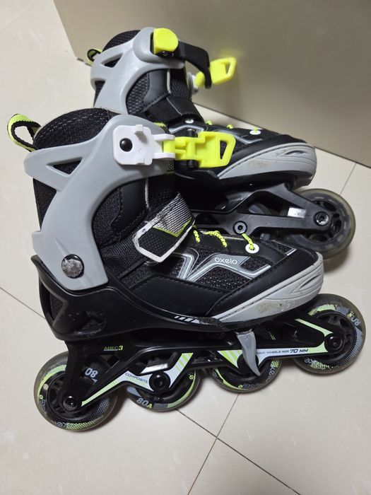 Role reglabile copii gri/ galben 29-32