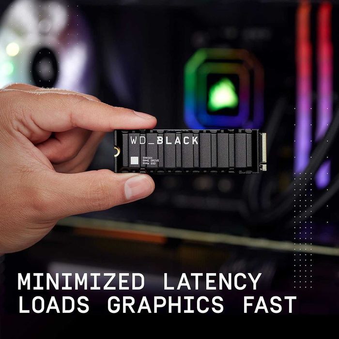 Нова Памет SSD 1TB Western Digital WD_BLACK SN850X, NVMe, M.2 (2280), скорост на четене до 7300MB/s, скорост на запис до 6300MB/s, 5 години Гаранция