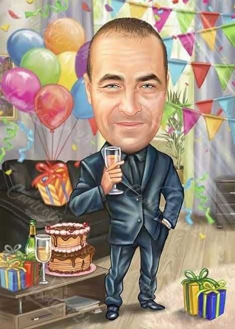 Карикатура за подарък , Забавна анимация - Шарж, 1 Ден