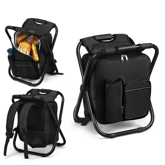 Стол с раница тип трмо чанта -сгъваем стол, рибарски стол