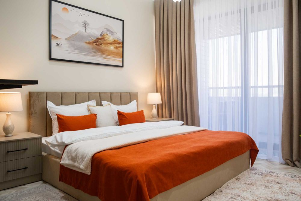 Современная студия в NRG U-Tower с видом на город