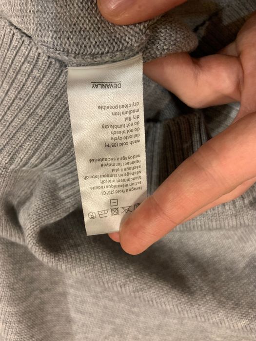 Lacoste Суитшърт с яка – Сив, с малки дефекти