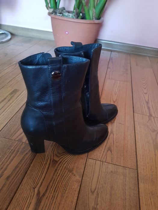 Кожаные ботильоны Braska 36 р.б/у 1 раз