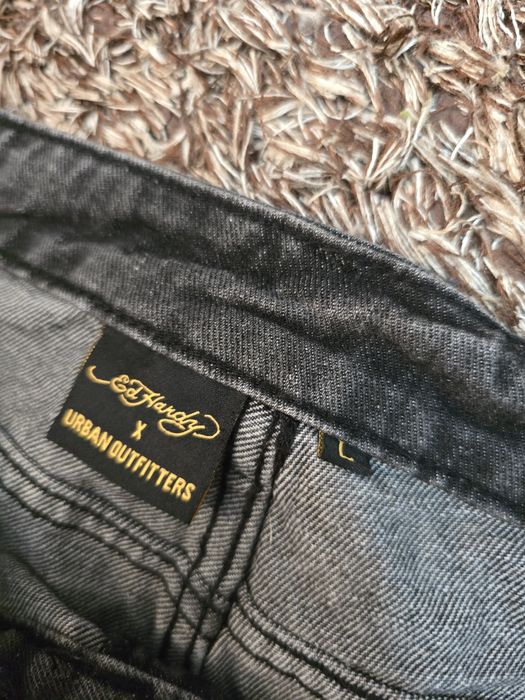 Ed Hardy X Urban Outfitters Black Jorts