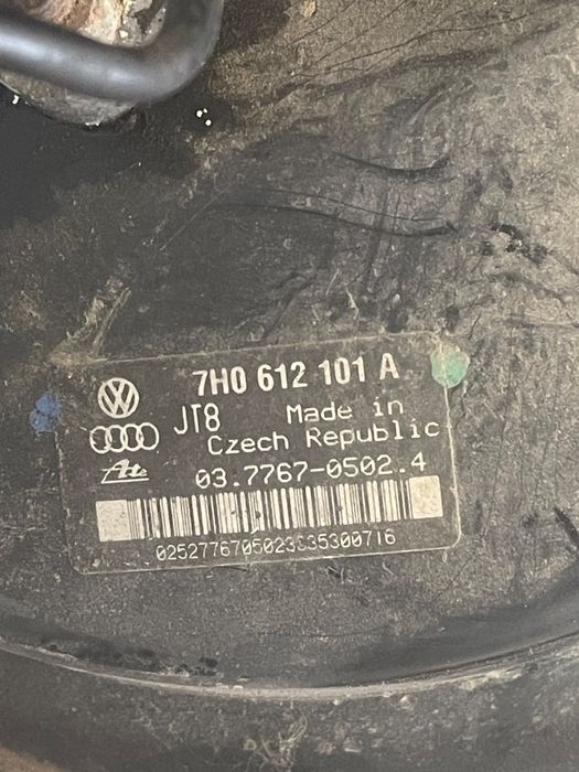 Tulumba Frana Volkswagen Transporter V Platform/Chassis 7Jd, 7Je, 7Jl,