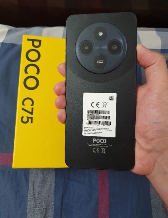 Xiaomi Poco C75 16/256GB Black Igravoy Karobka Holati Ideal Otlichni