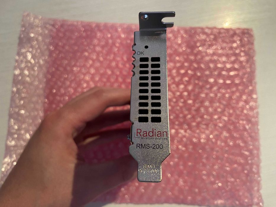 Radian RMS-200 8G – Високопроизводителен SSD ускорител NVRAM
