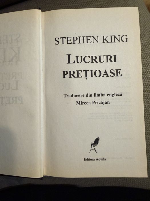 Vand carte Lucruri Pretioase de Stephen King