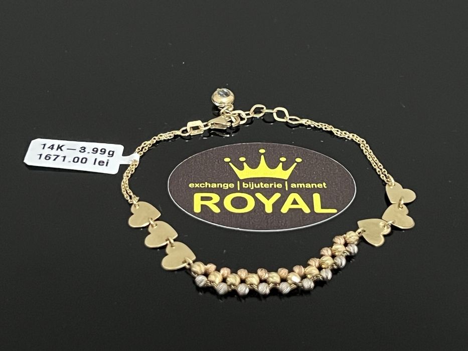 Bijuteria Royal CB : Bratara dama aur 14k 3,99 grame