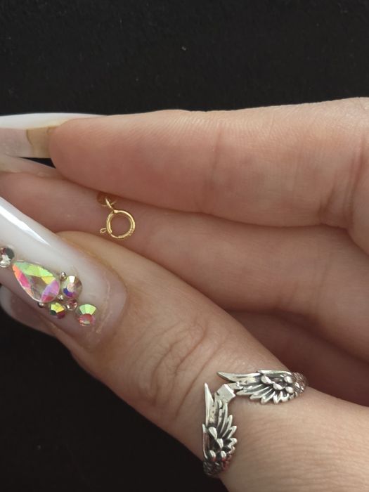 Set lant +cercei aur 18 kt cu perle