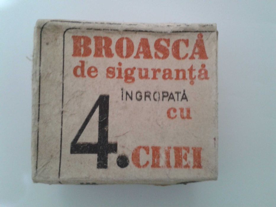 Broasca de siguranta (usa) ingropata cu 4 chei