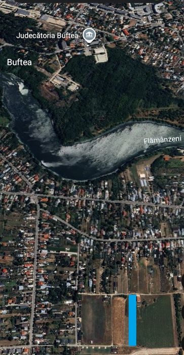 Vând teren în Buftea- Flamanzeni 2400mp sau 4800mp